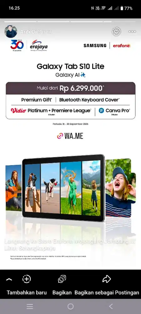 HP TERBARU DI ERAFONE MOJOAGUNG