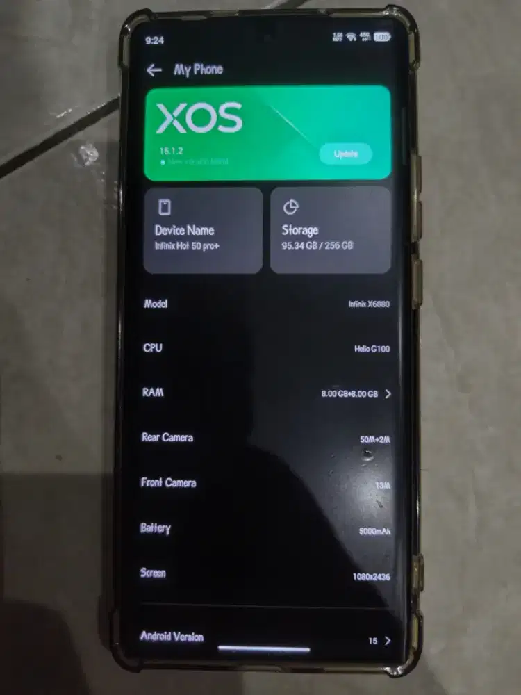 Infinix Hot 50 pro + 8/256