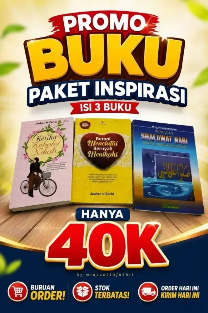 Terlaris! Promo Buku Inspirasi (Isi 3 Buku)