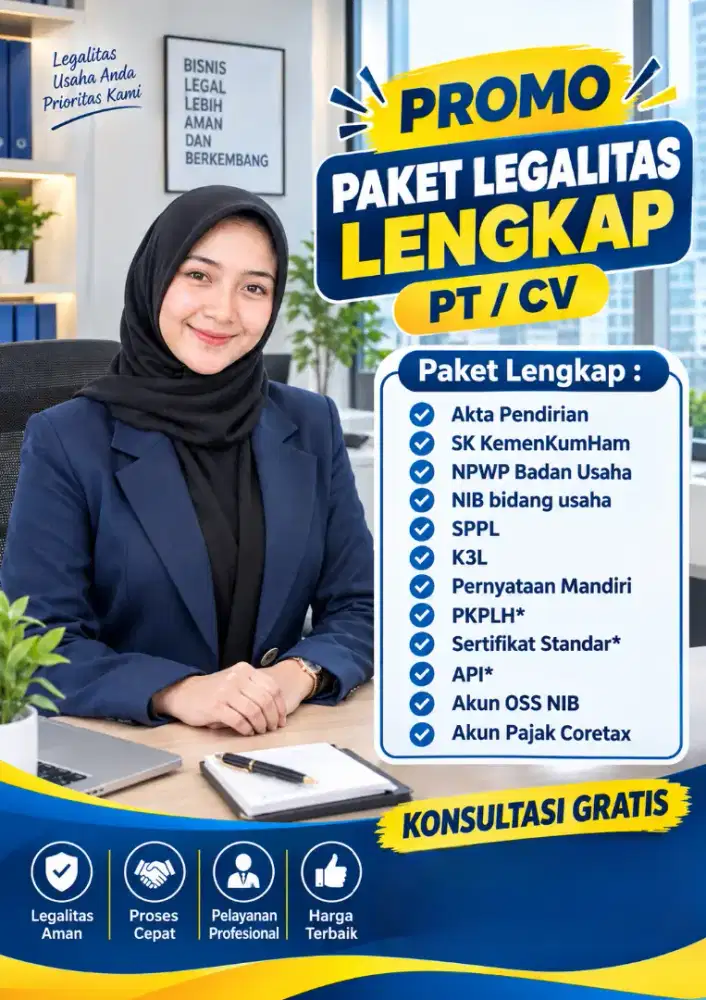 Perlengkapan Usaha Kantor PT