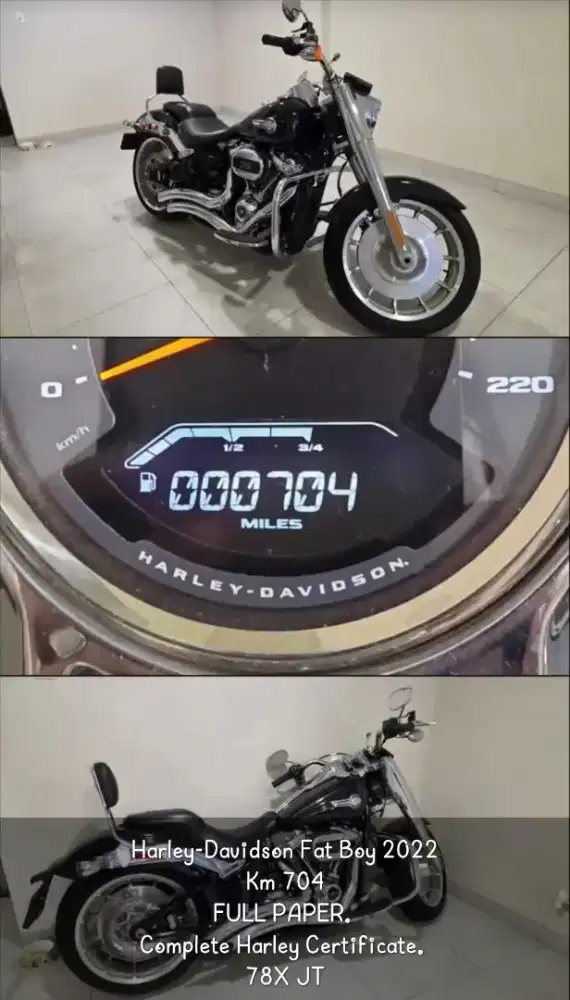 DIJUAL HARLEY- DAVIDSON 2023 FATBOY
