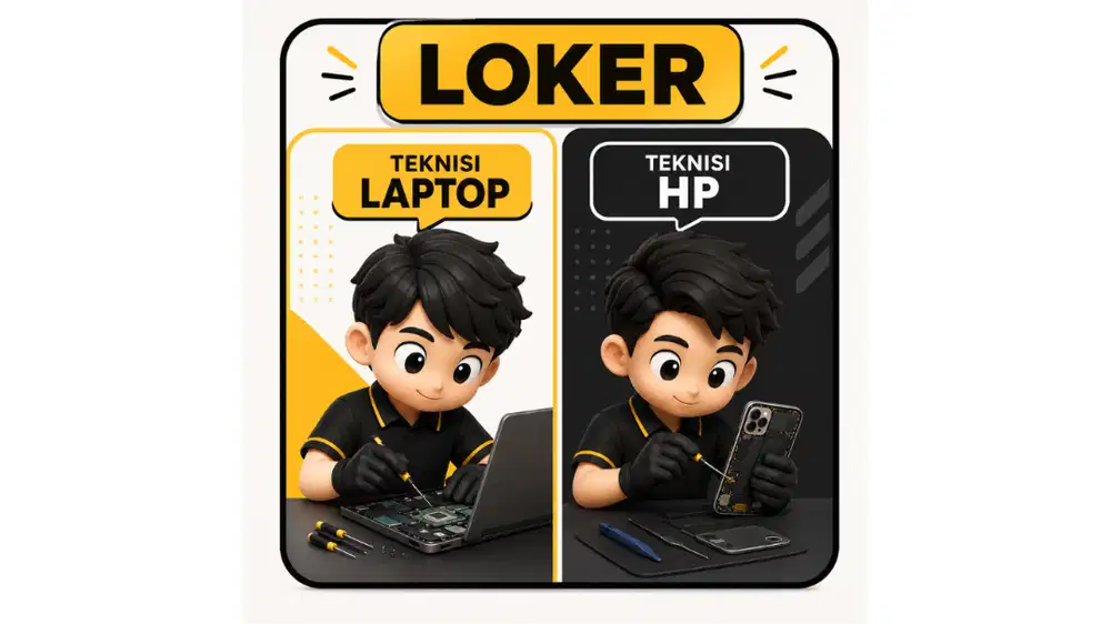 LOKER TEKNISI HP & KOMPUTER & LAPTOP DI MEDAN PETISAH