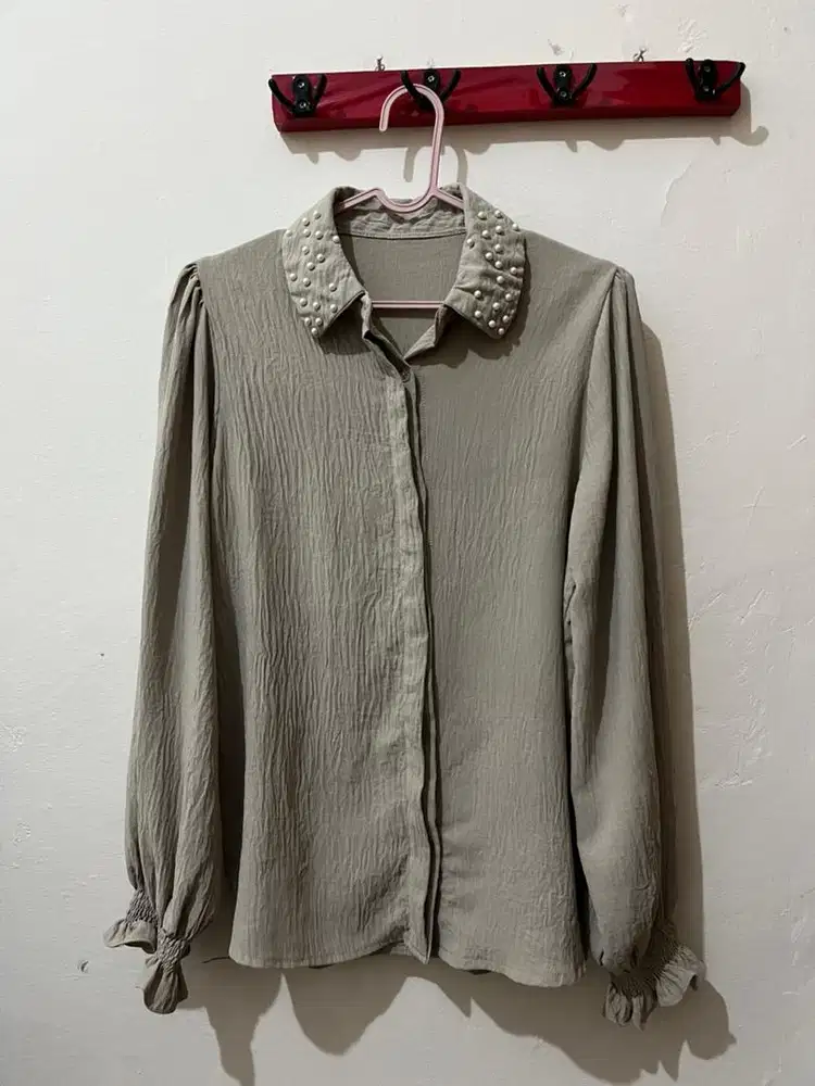 Blouse Wanita Bahan Crinkle