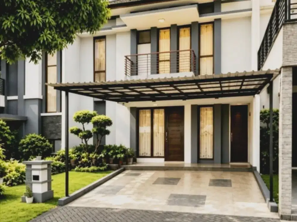 Rumah 2 Lantai Luas LB 270 m² 6 KT di BSD Tangerang Selatan Siap Huni Harga Nego!