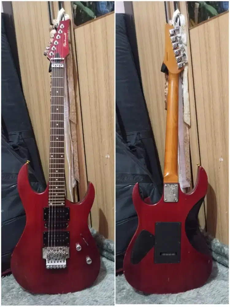 gitar elektrik ori rockwell korea updown mantap siap pakai nett