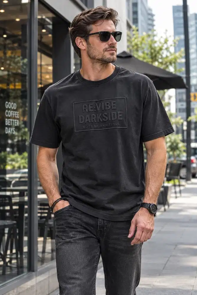 Kaos Hitam Premium Re-Vibe