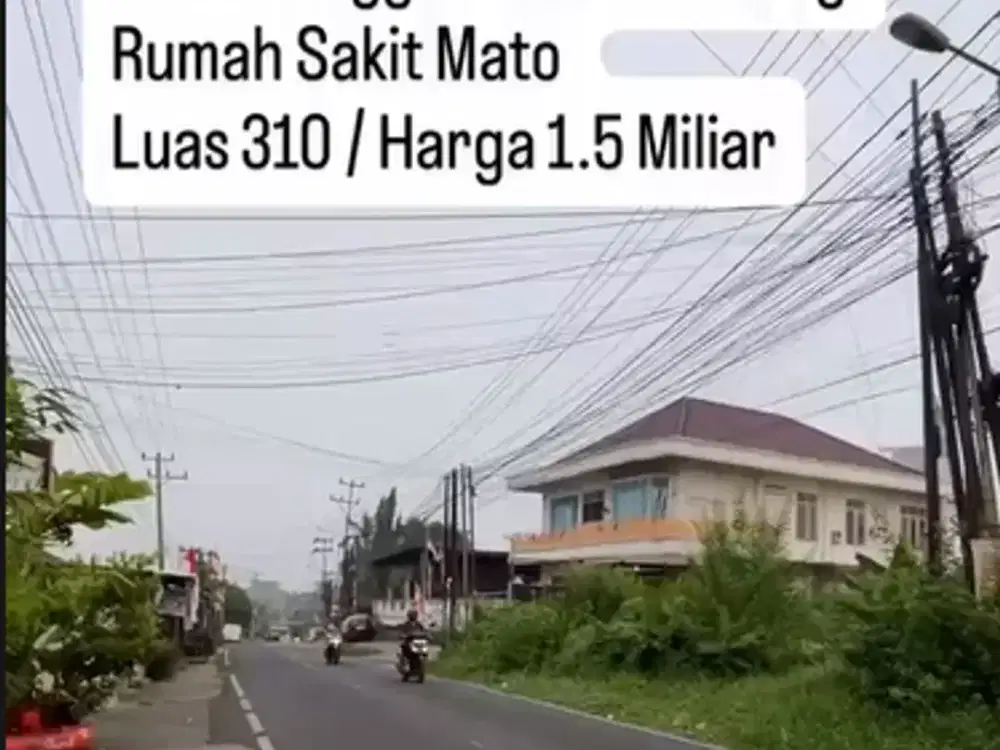 JUAL TANAH PINGGIR JALAN SEBERANG SITI FATIMAH PALEMBANG