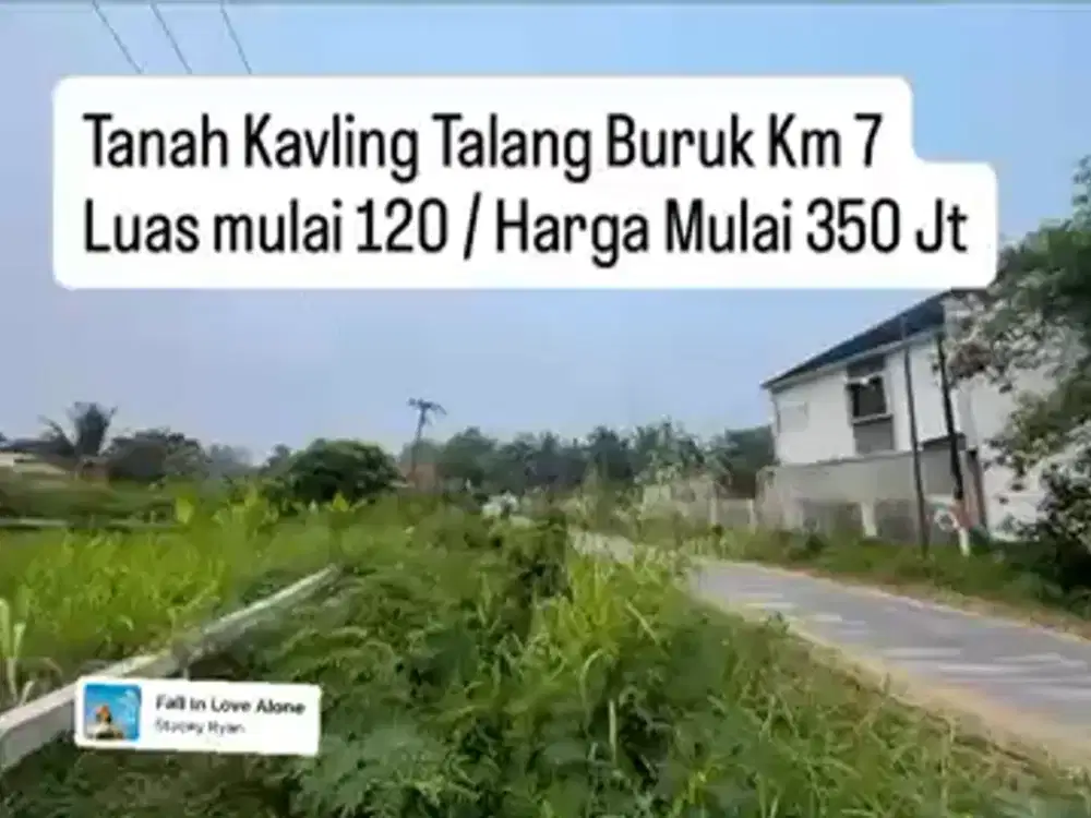 JUAL CEPAT TANAH KAVLING TALANG BURUK KM 7 PALEMBANG