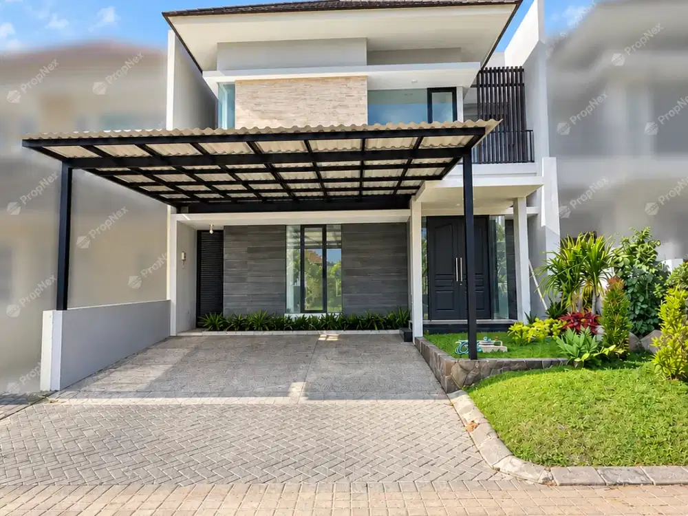 DIJUAL RUMAH EMERALD MANSION CITRALAND MODERN MINIMALIS 2LT 4KT