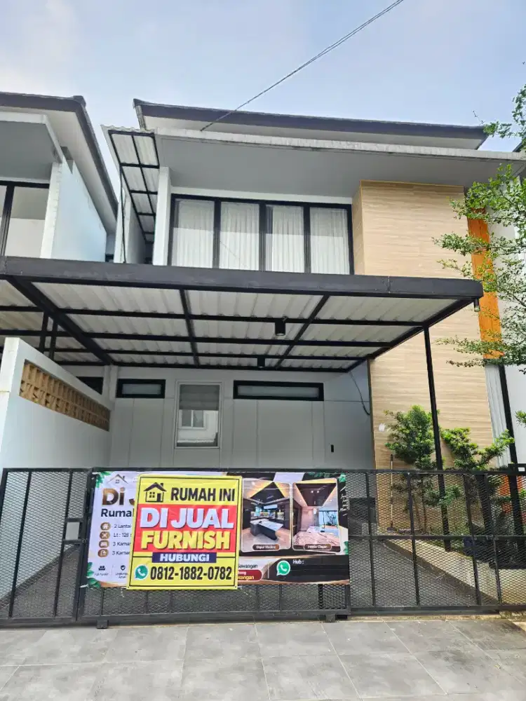 Di Jual Rumah Furnish GARDENS at CANDY SAWANGAN