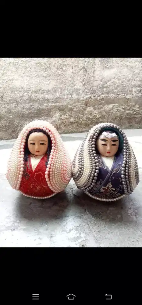 Vintage Japanese Hime-Daruma Doll