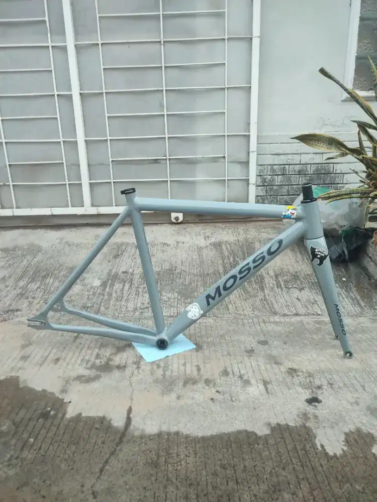 Frameset Mosso SF705 Aluminium 7005 Tapered Full Carbon Fork Size 50