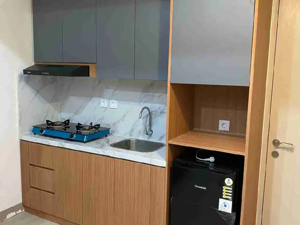 disewakan apartemen tokyo riverside pik 2 1br mewahh siap huni