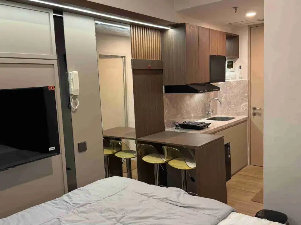 disewakan mewah apartemen tokyo riverside pik 2 studio ishikawa