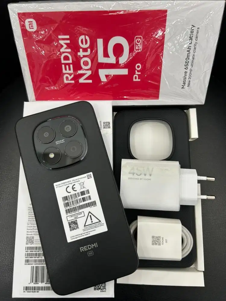Xiaomi Redmi Note 15 Pro 5G , Black , 8+4/256GB