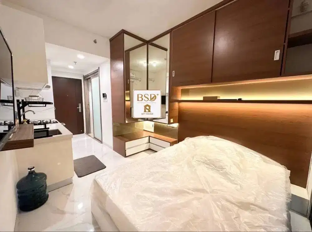 DISEWAKAN (TAHUNAN) SKYHOUSE BSD -Include IPL -STUDIO FULL FURNISHED