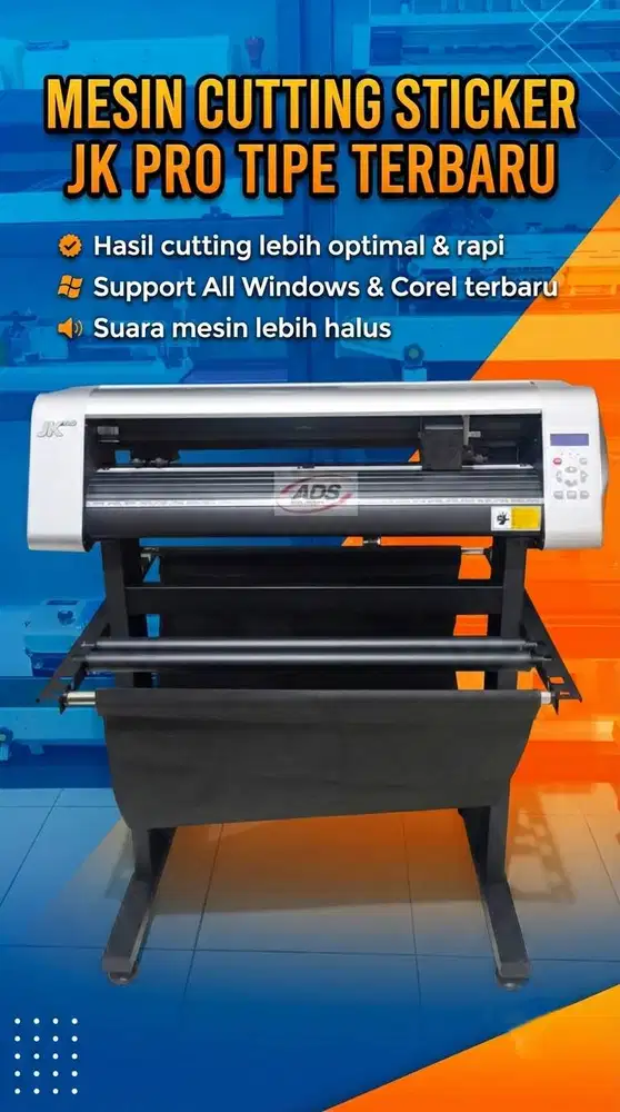 MESIN CUTTING STICKER JK PRO TIPE TERBARU BERGARANSI RESMI