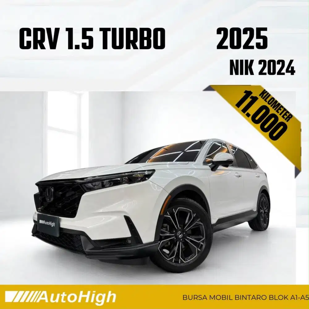 DP10% [Km11.000] CRV Turbo 2024 White / CR-V Reg 2025 #AUTOHIGH