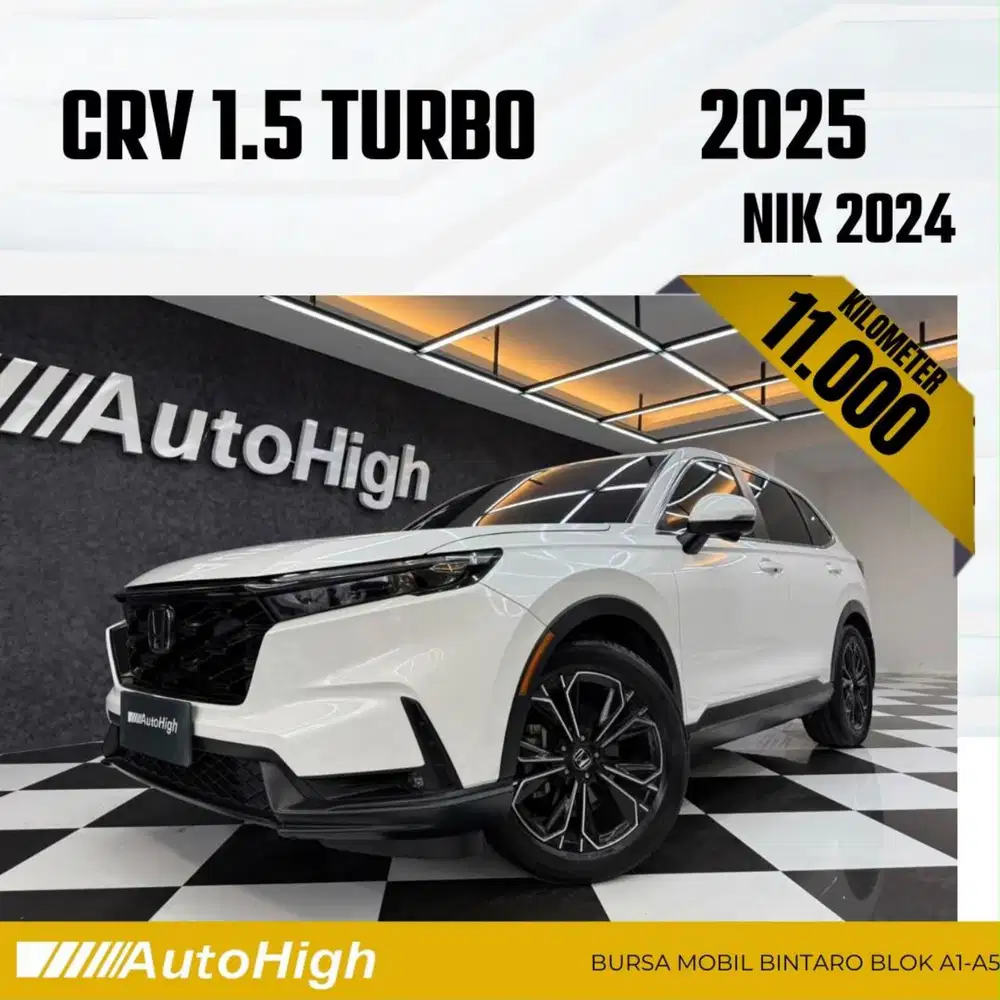 DP10% [Km11.000] CRV Turbo 2024 White / CR-V Reg 2025 #AUTOHIGH