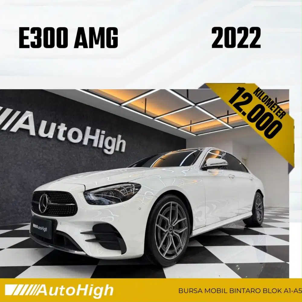 DP10% [Km12.000] E300 AMG 2022 White Reg 2021 #AUTOHIGH