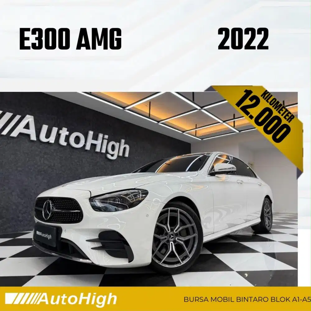 DP10% [Km12.000] E300 AMG 2022 White Reg 2021 #AUTOHIGH