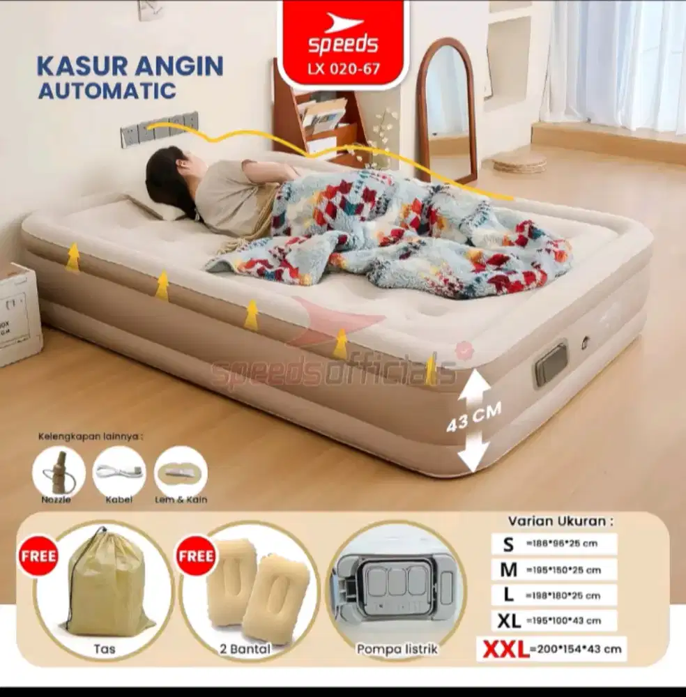 Kasur angin + kompresor