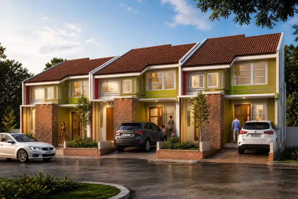 Cluster dgn 70 unit rumah di barat jogja