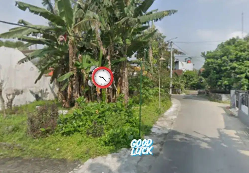 Tanah 2 muka di mlati sleman