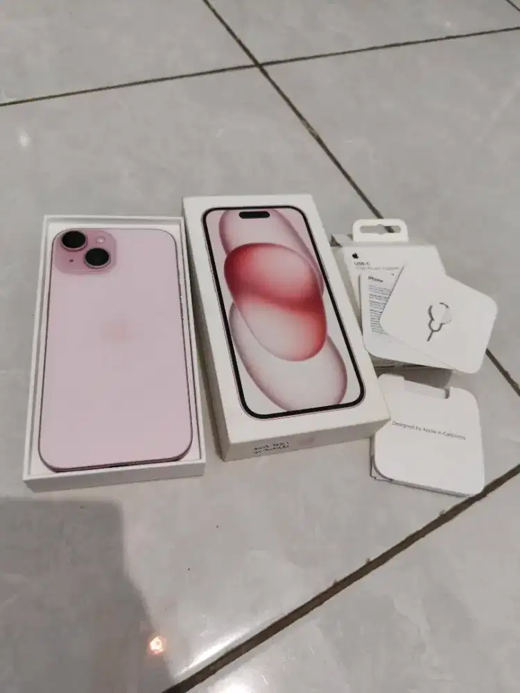 Iphone 15 Basic 128 Pink Resmi IBox