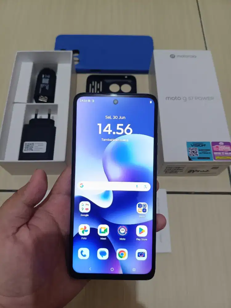 Motorola Moto G57 Power 5G Blue 8/256 Fullsett Original No Minus