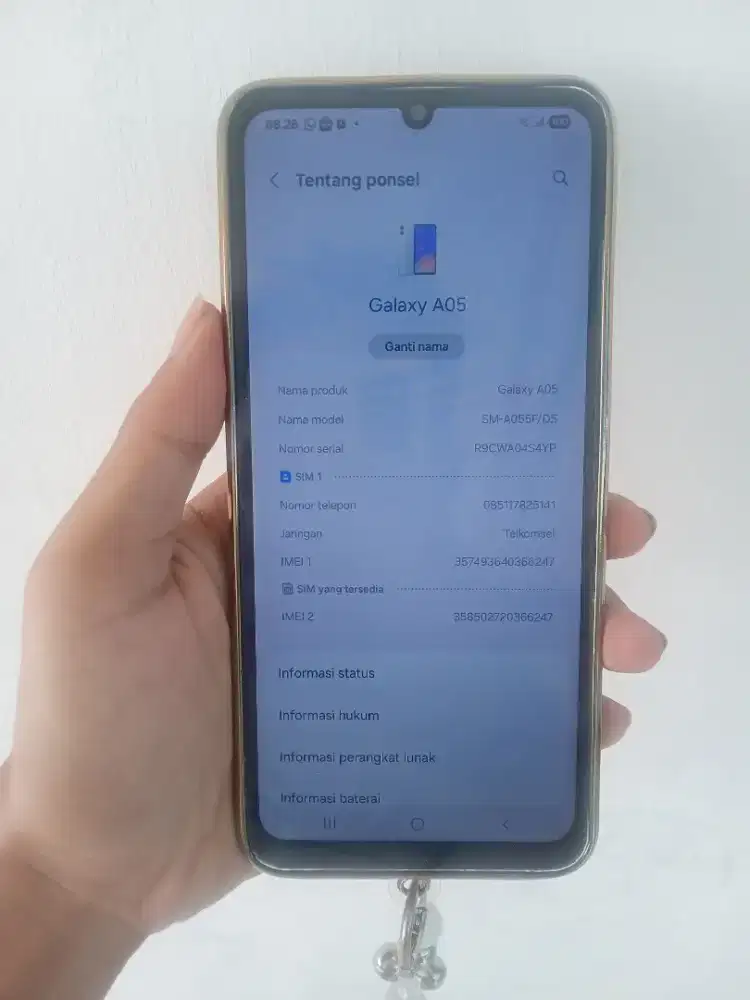 Samsung a05 6+6/128