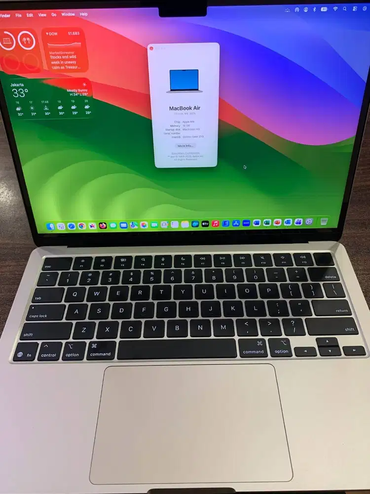 Macbook Air M4 16/256GB iBox Max Capacity 100% Garansi ON April 2027