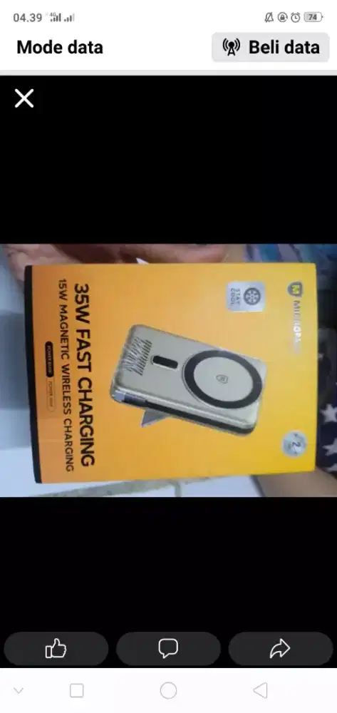 Micropack wireless 10.000 mah