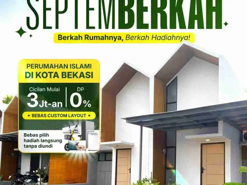 Jual Rumah Baru Cluster Murah di Cimuning Mustika Jaya Bekasi Timur Bisa KPR