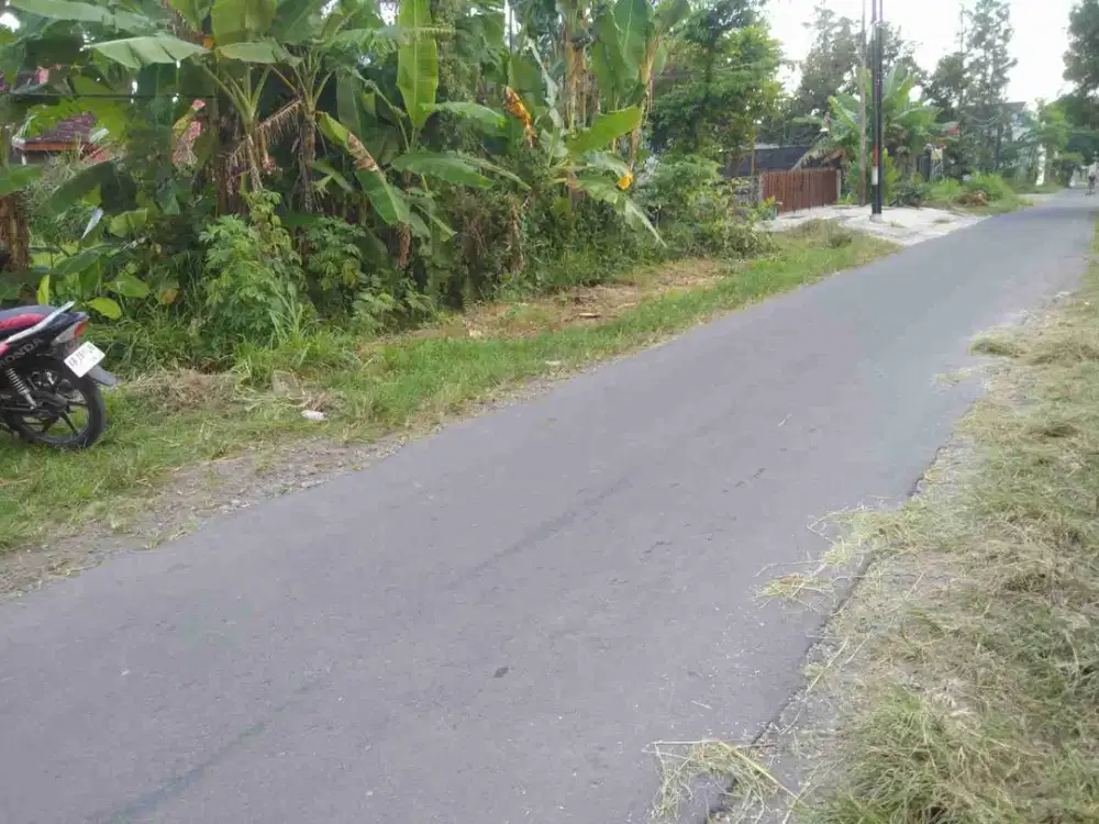 jual lahan sawah bagus buat usaha. resto hunian. lokasi Wedomartani ngemplak
