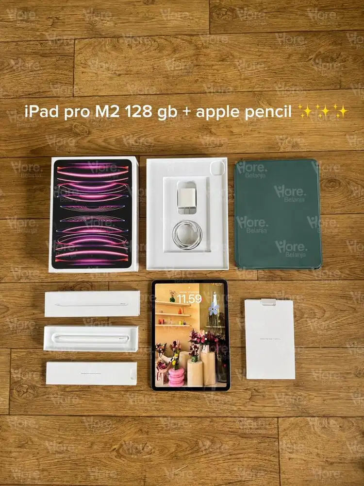 iPad pro M2 gen 4 dan apple pencil gen 2