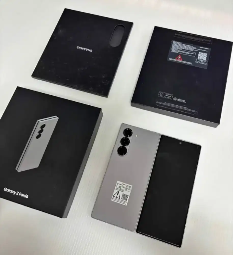 SAMSUNG Z FOLD 6 5G RAM 12/512GB ORIGINAL SEIN MULUS NORMAL