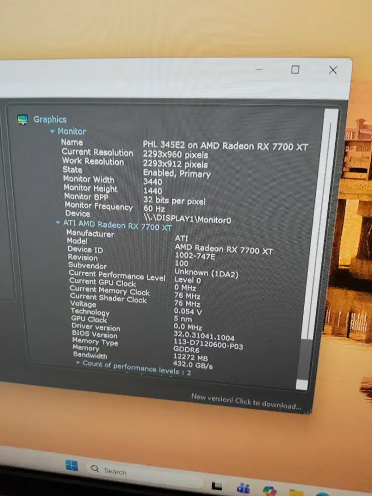 Rx7700xt sapire kipas 2 12gb
