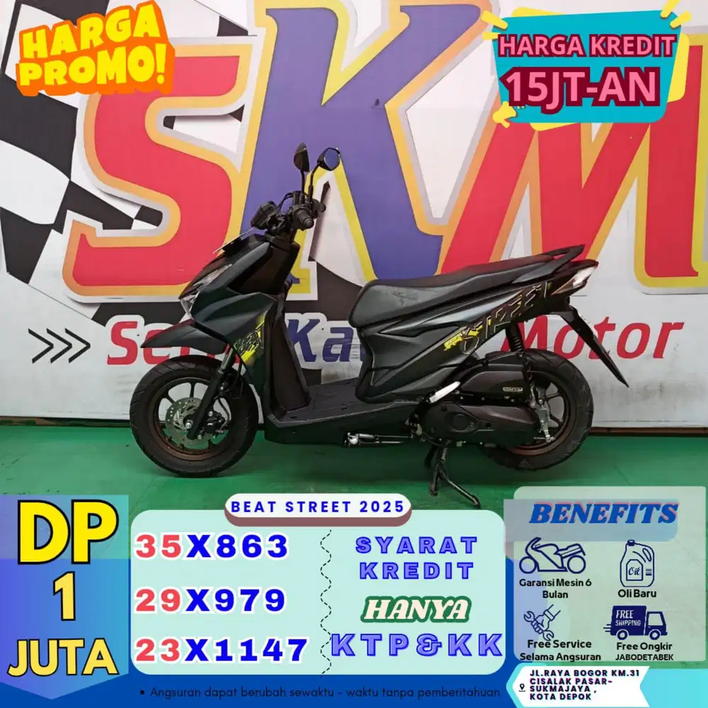 (proses kilat hanya ktp&KK) beat street 2025 cash credt
