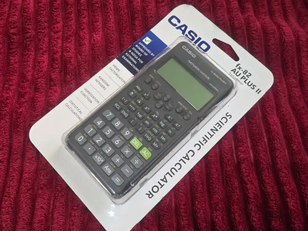 Calculator Casio fx-82 AU PLUS II New Kalkulator Masih Segel