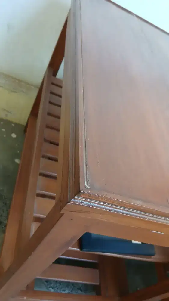 Meja serbaguna asli kayu
