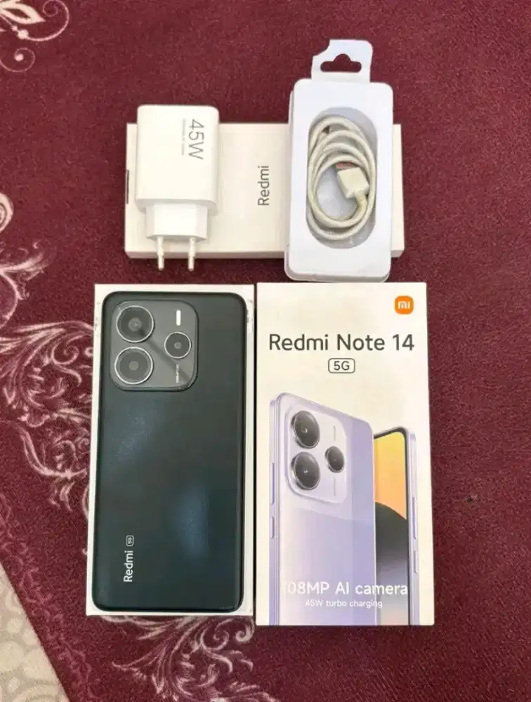 Redmi note 14 5g ram 8/256 fulset