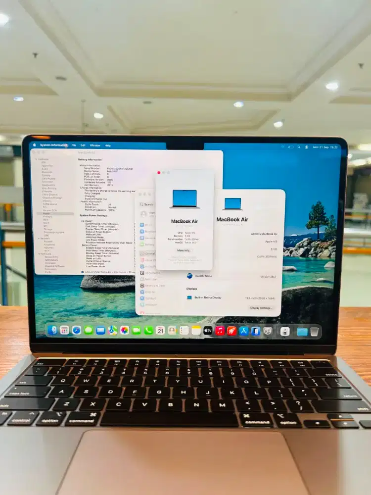 Macbook Air 13inch 2023
Chipset M3 (8/256)