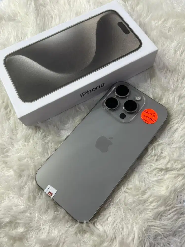 Iphone 15 pro 256gb ibox garansi aktif mulus