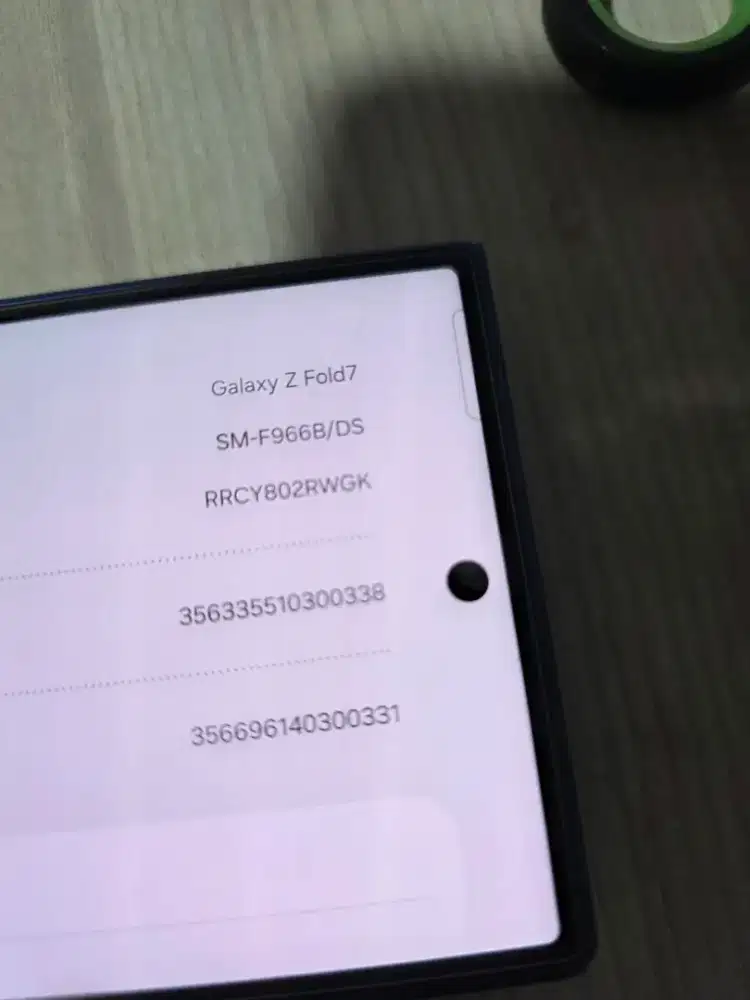 GALAXY FOLD 7 512 LENGKAP NORMAL WARNA BIRU