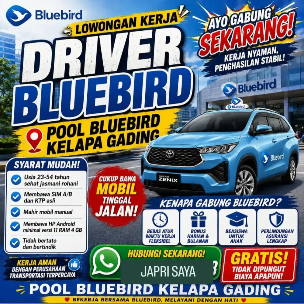 yang butuh kerjaan menjadi driver