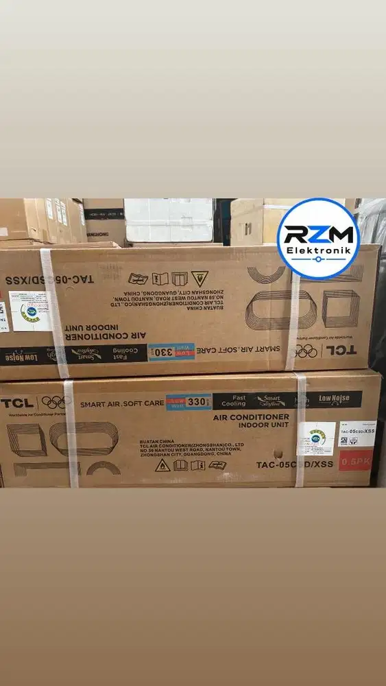 AC BARU MIDEA TCL GREE SHARP LENGKAP