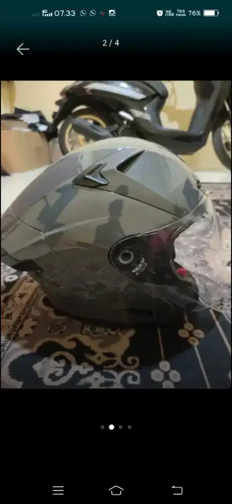 Gercep helm ALV abu abu