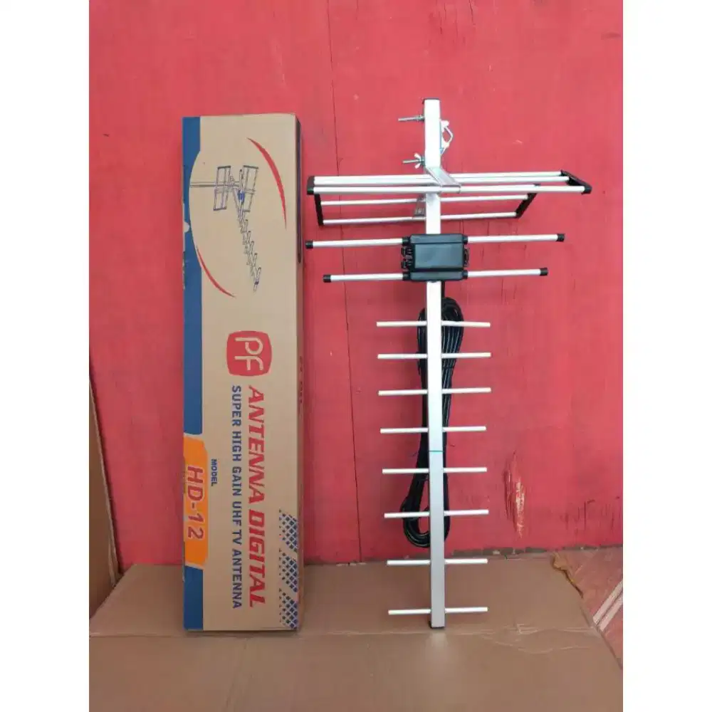 Tempat pemasangan Antenna tv, siaran diseting lagi biar bagus