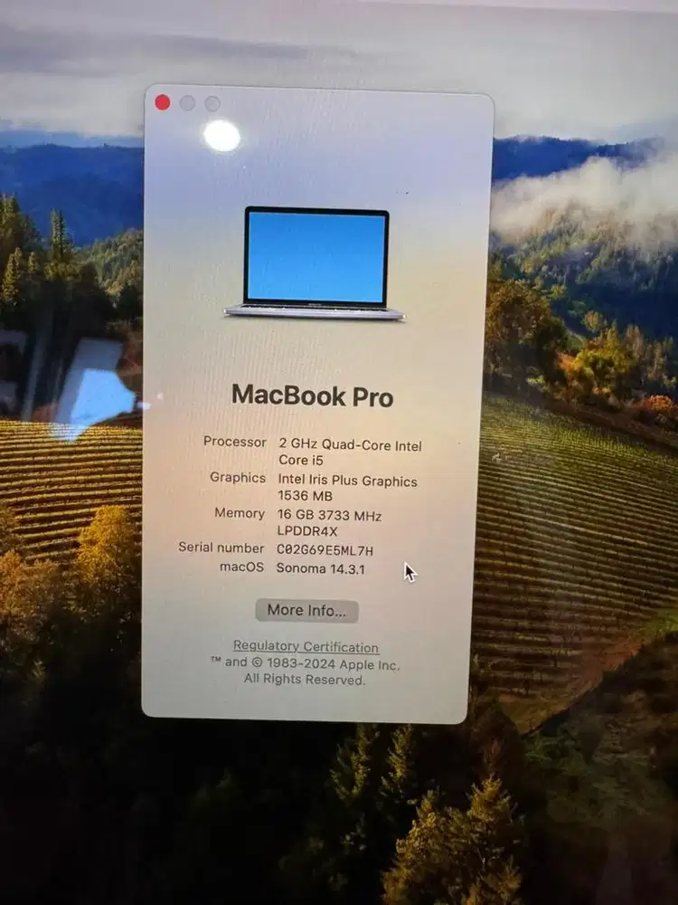Macbook Pro 2020